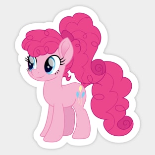 Pinkie Pie with a ponytail Sticker